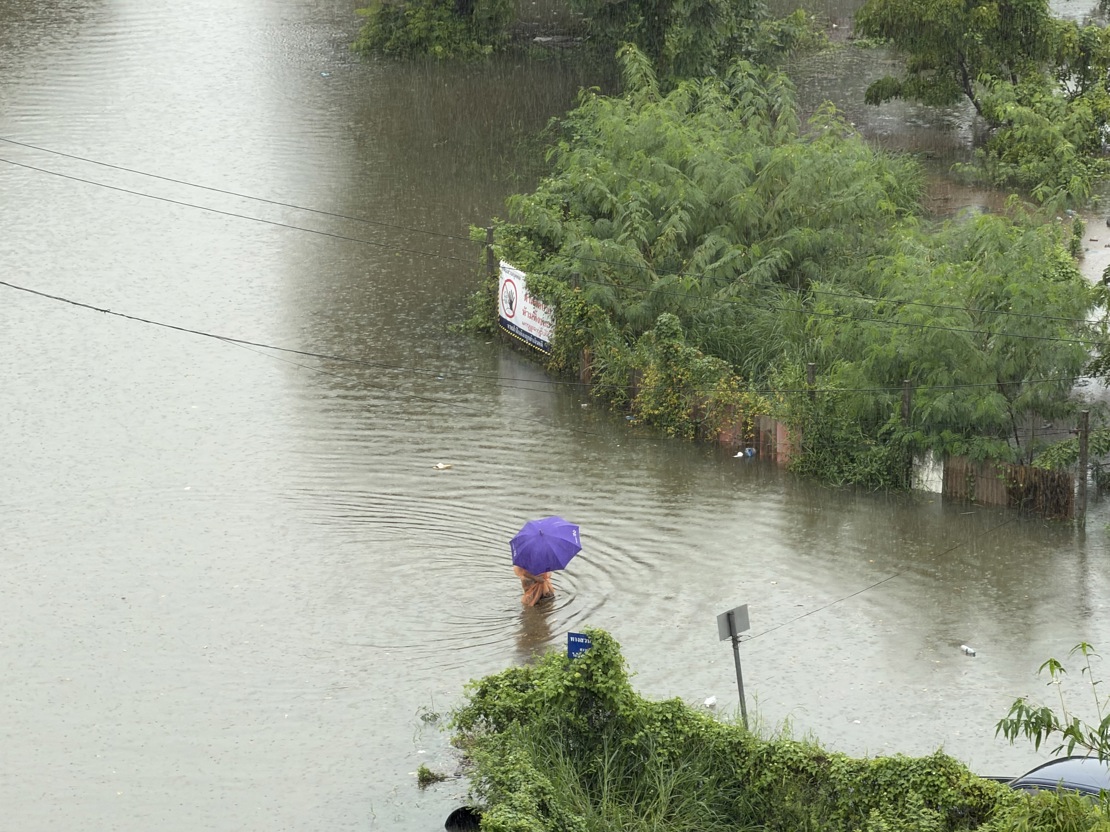 Flommen i Bangkok