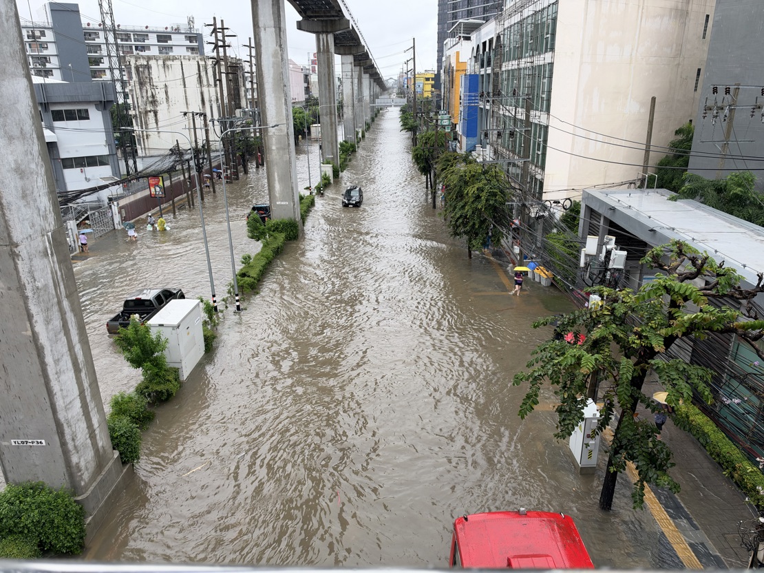 Flommen i Bangkok