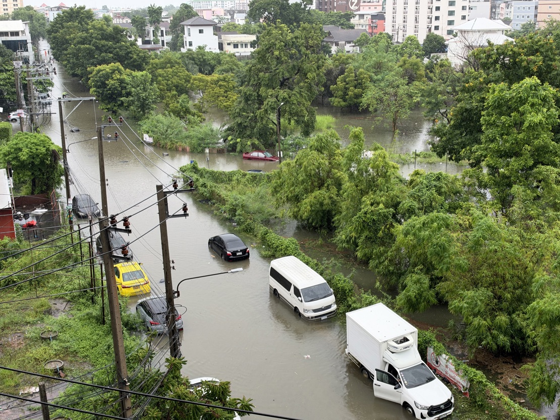 Flommen i Bangkok
