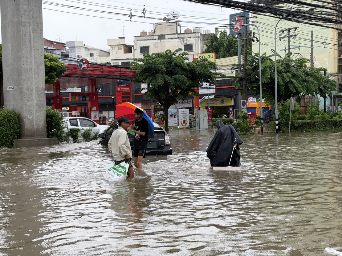 Flommen i Bangkok
