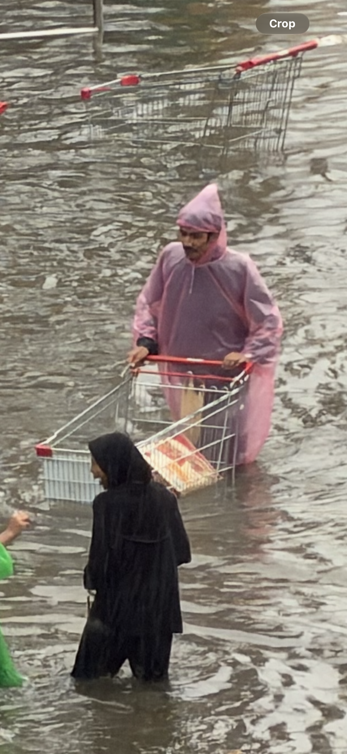Antar han her ikke er på shoppingtur?