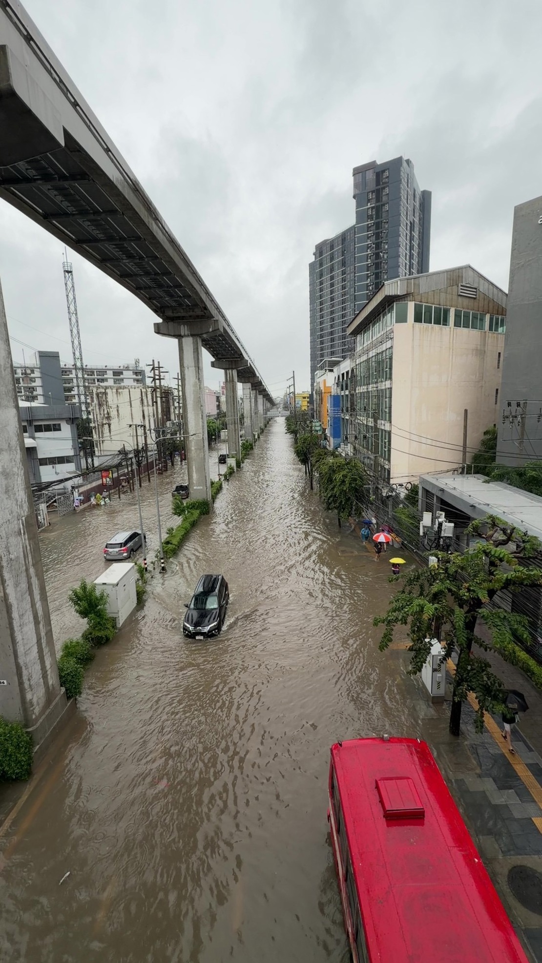 Flommen i Bangkok