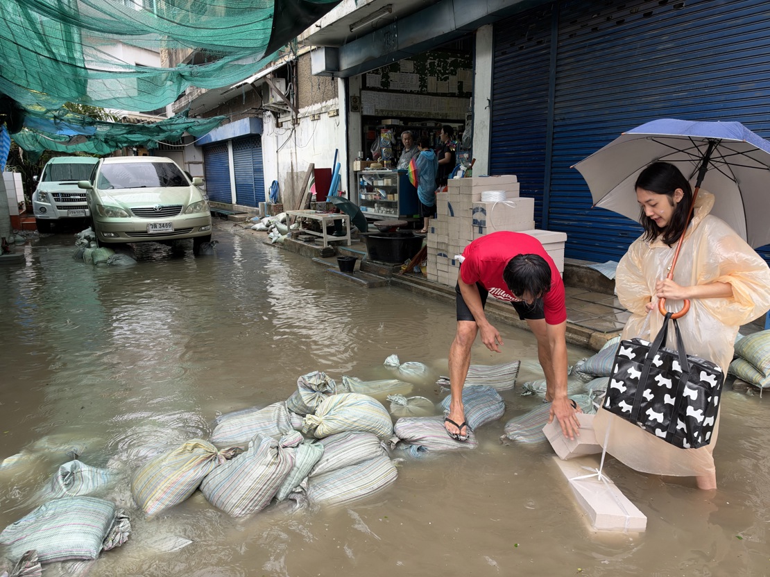Flommen i Bangkok