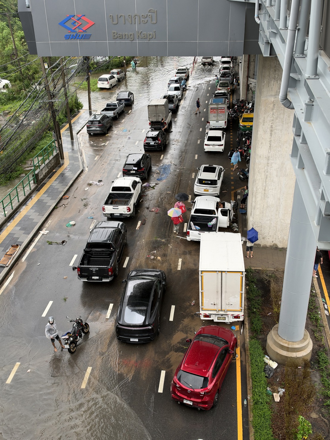 Flommen i Bangkok